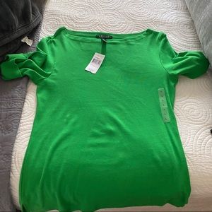 Ralph Lauren green top NWT
